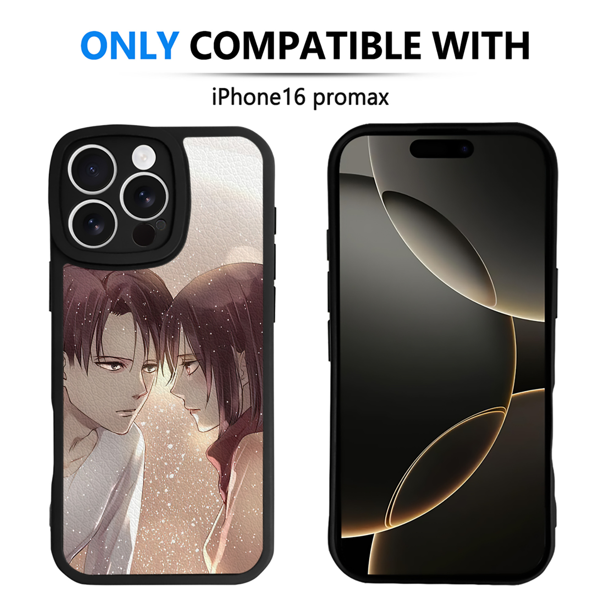 （画像用） 進撃の巨人 Attack on Titan 【iPhone 16シリーズ対応】シリコンスマホケース（レザー調） 材質：シリコン